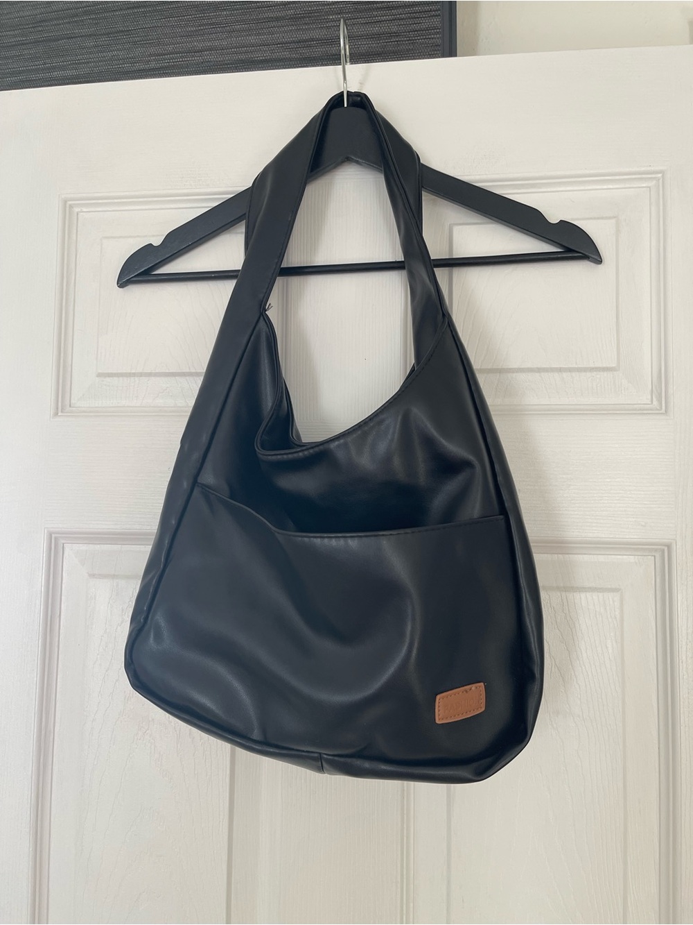 Viral TikTok Black Women's Hobo Shoulder Bag pleather fall capsule wardrobe